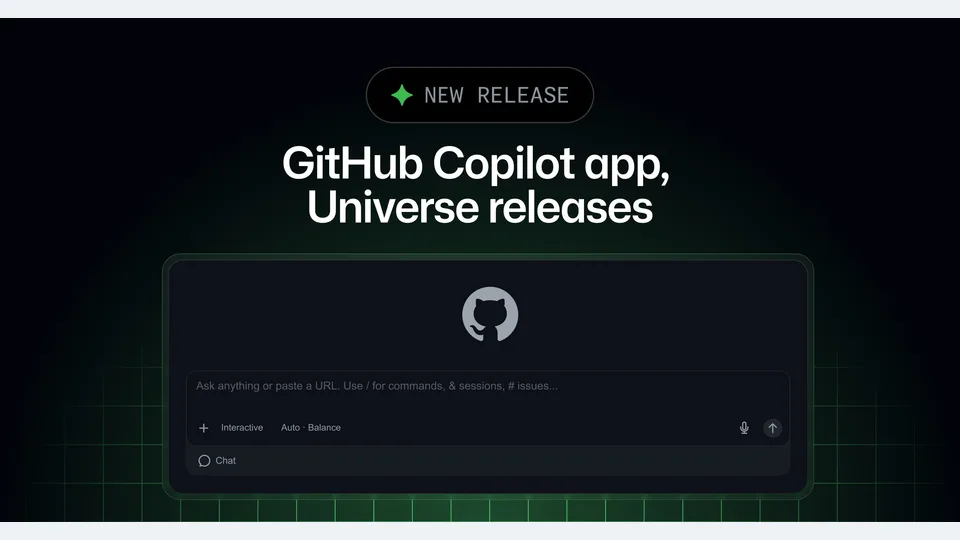 新闻源配图 · GitHub Copilot changelog